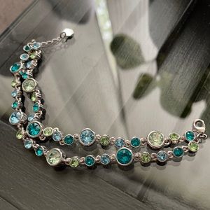 Touchstone Crystal sky blue ice bracelet